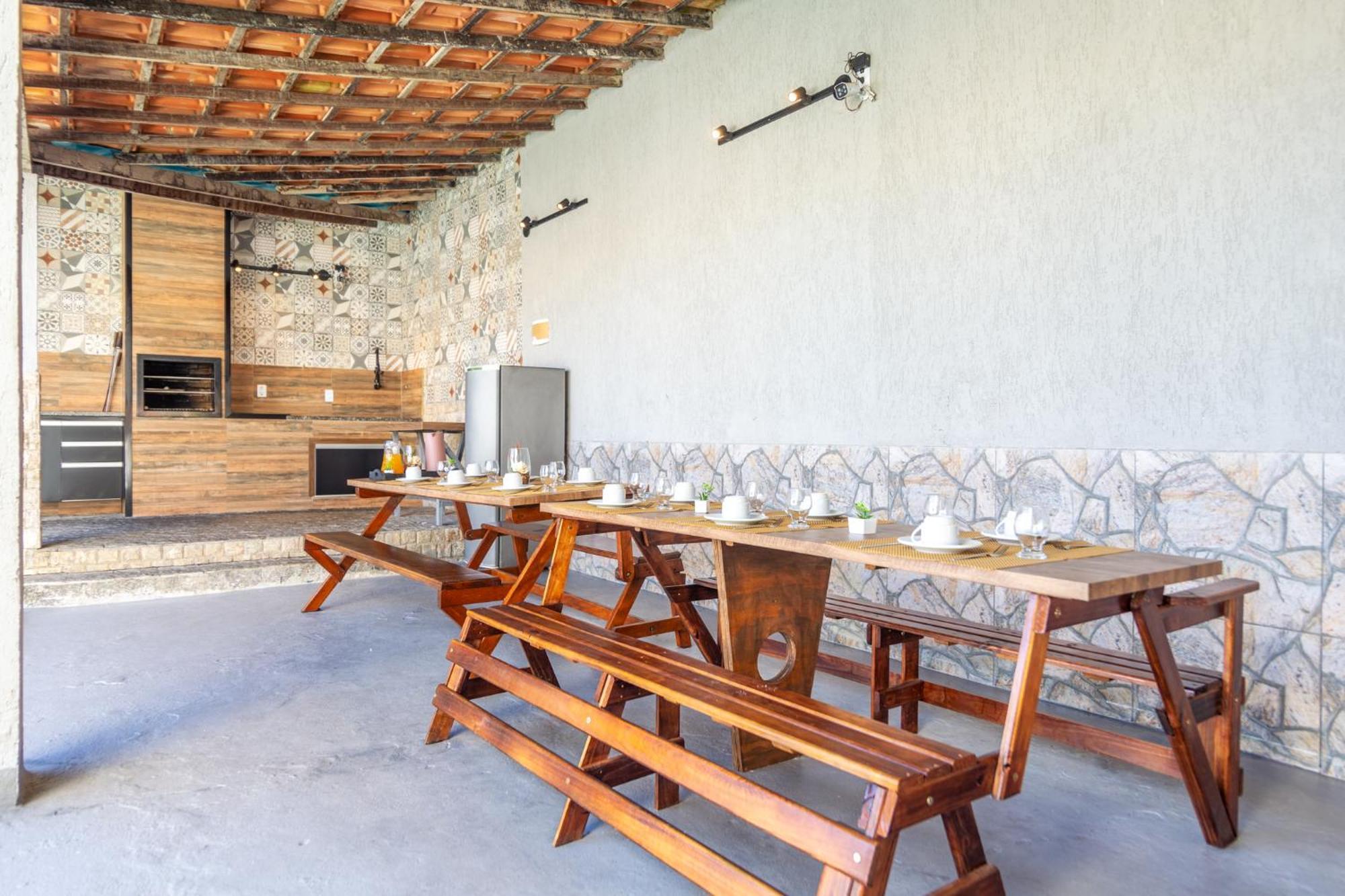 Refugio Tropical Casa De Praia Com Piscina Aquecida E 4 Suites E Garagem 3 Carros, 800 Mtrs Da Praia Internet 700 Mbps, Condominio Privado Com Pista De Skate , Quadra De Futevolei , Campos E Quadras De Futebol! Κάμπο Φρίο Εξωτερικό φωτογραφία