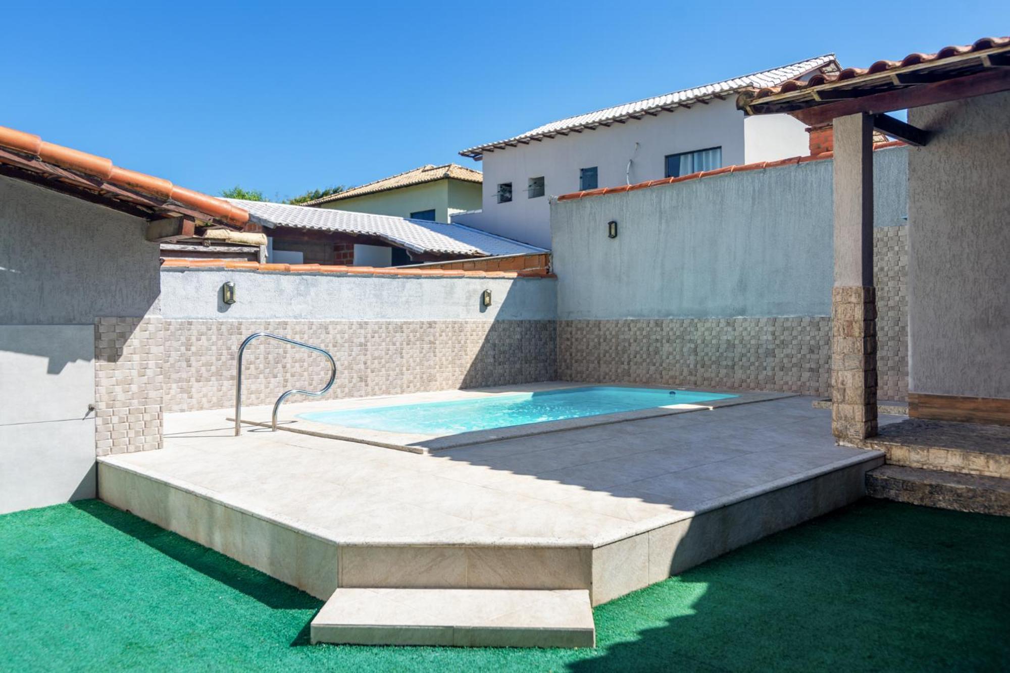 Refugio Tropical Casa De Praia Com Piscina Aquecida E 4 Suites E Garagem 3 Carros, 800 Mtrs Da Praia Internet 700 Mbps, Condominio Privado Com Pista De Skate , Quadra De Futevolei , Campos E Quadras De Futebol! Κάμπο Φρίο Εξωτερικό φωτογραφία