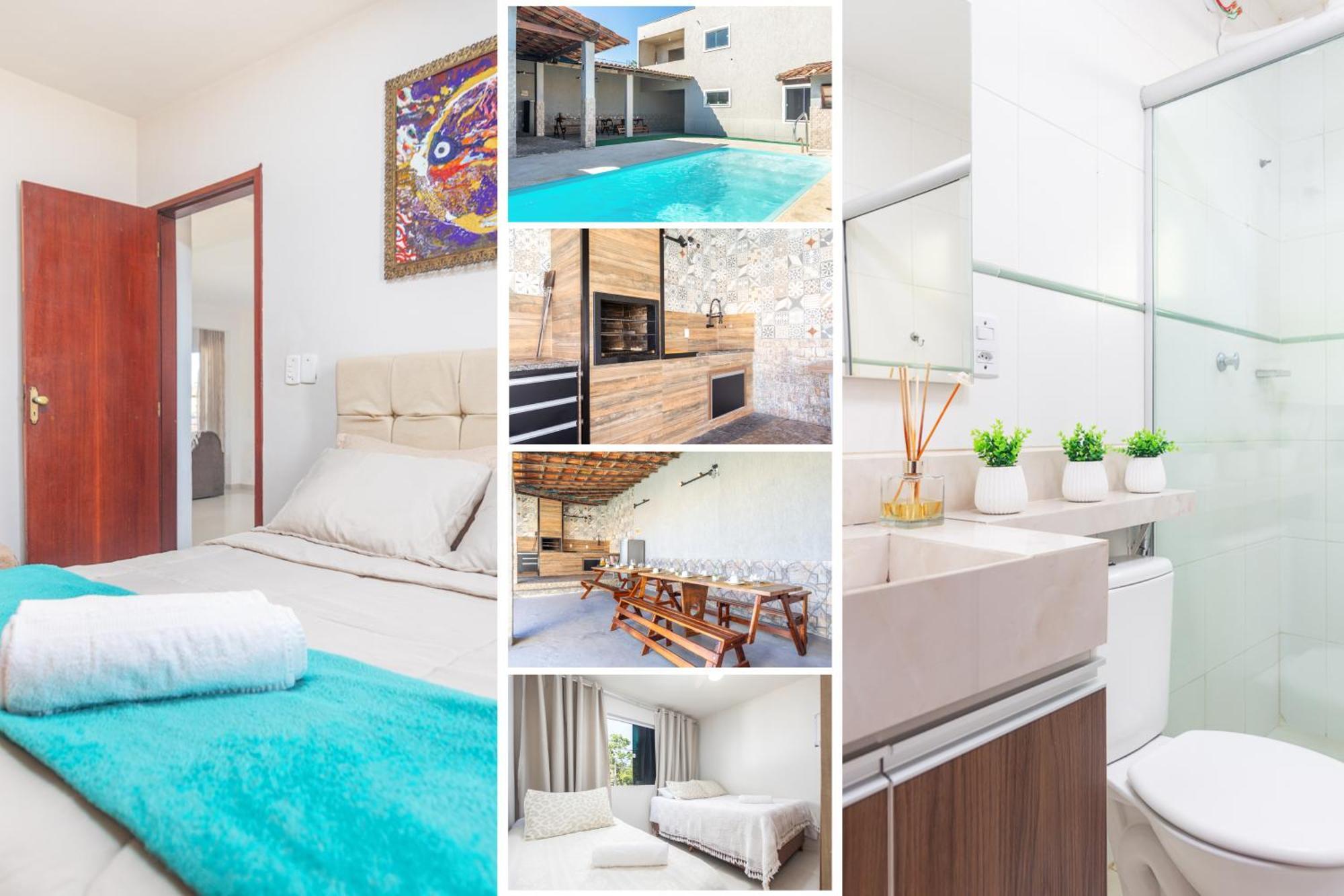 Refugio Tropical Casa De Praia Com Piscina Aquecida E 4 Suites E Garagem 3 Carros, 800 Mtrs Da Praia Internet 700 Mbps, Condominio Privado Com Pista De Skate , Quadra De Futevolei , Campos E Quadras De Futebol! Κάμπο Φρίο Εξωτερικό φωτογραφία